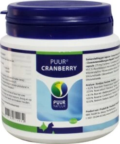 Puur Natuur Voedingssupplement Puur Cranberry Compleet - 90 Caps -Exporteren Alles Voor Honden Winkel 1002x1200 5