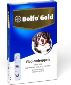 Bayer Bolfo Gold 400 Anti Vlooienmiddel - Hond - >25 Kg - 4 Pipetten 11 Bayer Bolfo Gold 400 Anti Vlooienmiddel - Hond - >25 Kg - 4 Pipetten -Exporteren Alles Voor Honden Winkel 1003x1200 2