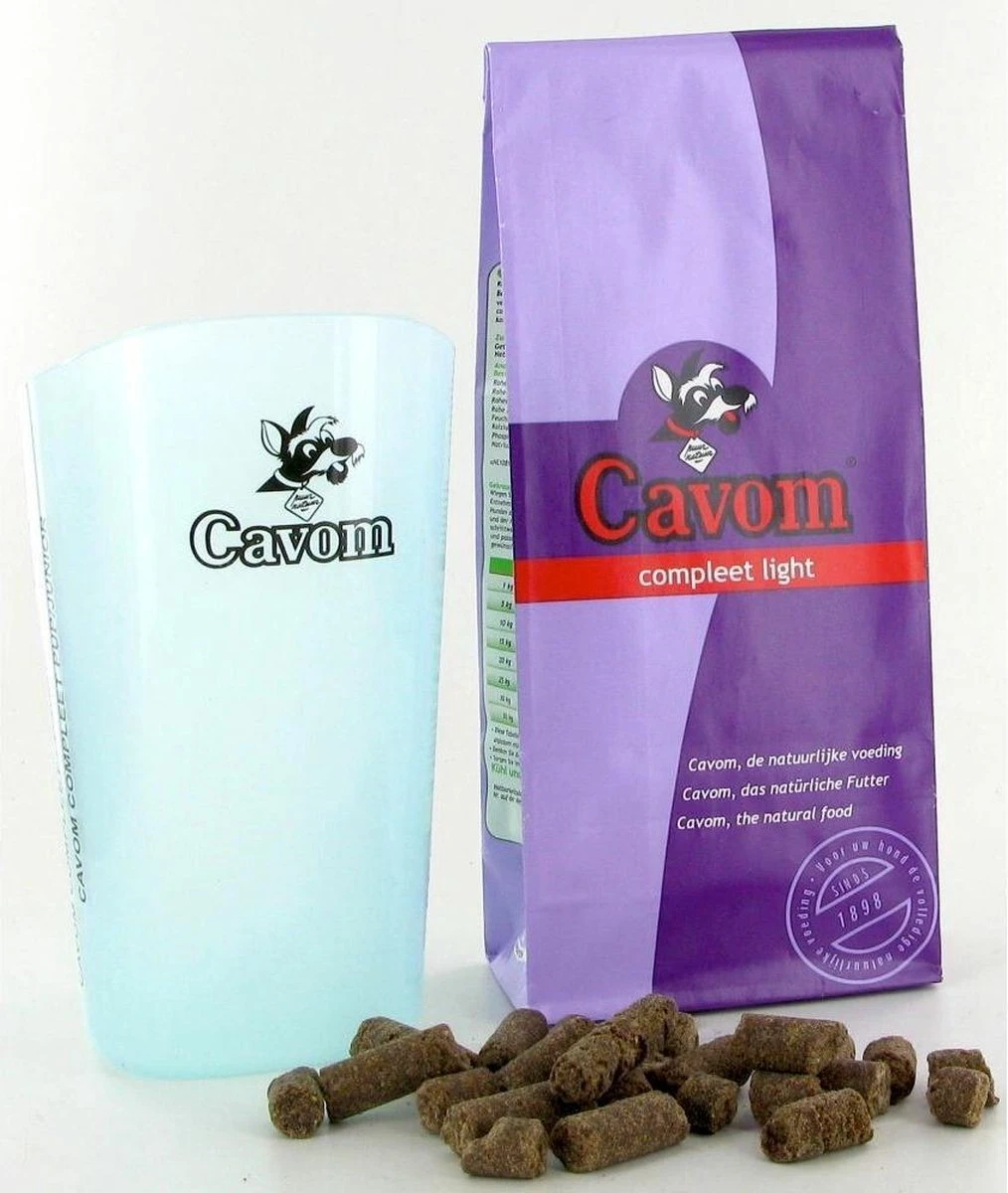 Cavom Compleet Hondenvoer Light - 5 Kg 4 Cavom Compleet Hondenvoer Light - 5 Kg - Afbeelding 2