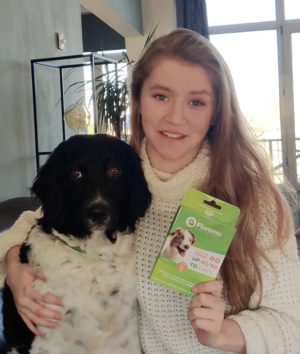 Floremo - Vlooienband En Tekenband Voor Hond - 3 Maanden Bescherming - Anti Tekenmiddel 8 Floremo - Vlooienband En Tekenband Voor Hond - 3 Maanden Bescherming - Anti Tekenmiddel - Afbeelding 6