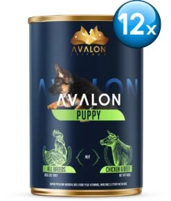 Exporteren Alles Voor Honden Winkel 12 Avalon Petfood Dog Puppy - Hondenvoer - 12 X 410 G