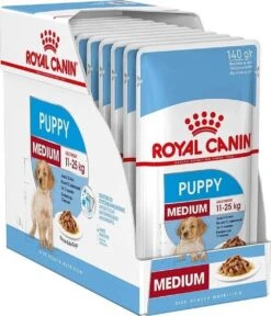 Royal Canin Shn Medium Puppy Pouch - Hondenvoer - 10 X 140 G -Exporteren Alles Voor Honden Winkel 1029x1200 2