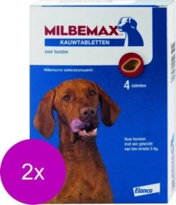 Elanco Milbemax Kauwtablet Hond Vanaf 5kg - Anti Wormenmiddel - 2 X 28 G 4 Stuks Vanaf 5 Kg -Exporteren Alles Voor Honden Winkel 1029x1200 3