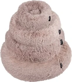 District 70 FUZZ - Hondenmand Comfortabel En Zacht Pluche - Zand, Oudroze, Donkergrijs En Lichtgrijs In S/M/L/XL - Maat: Medium, Kleur: Zand -Exporteren Alles Voor Honden Winkel 1054x1200 2