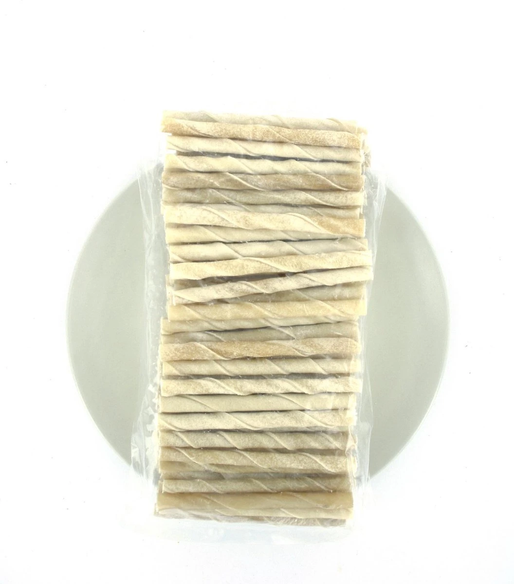 Witte Rund Kauwstaafjes 9/10mm Dik 100 Stuks - Hondensnacks - Kauwsnacks - Rund - Hondenbot - Kauwbot 4 Witte Rund Kauwstaafjes 9/10mm Dik 100 Stuks - Hondensnacks - Kauwsnacks - Rund - Hondenbot - Kauwbot - Afbeelding 2