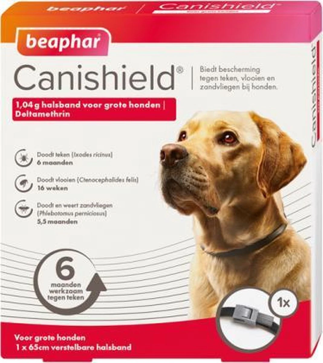 Beaphar Canishield Anti Vlooien En Teken Halsband L 65 Cm 5 Beaphar Canishield Anti Vlooien En Teken Halsband L 65 Cm - Afbeelding 3