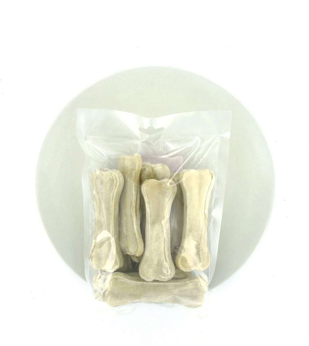 Geperste Kauwbot 10cm 10 Stuks - Hondensnacks - Hondenbot - Kauwbotten - Kauwsnacks - Kleine Hond 4 Geperste Kauwbot 10cm 10 Stuks - Hondensnacks - Hondenbot - Kauwbotten - Kauwsnacks - Kleine Hond - Afbeelding 2