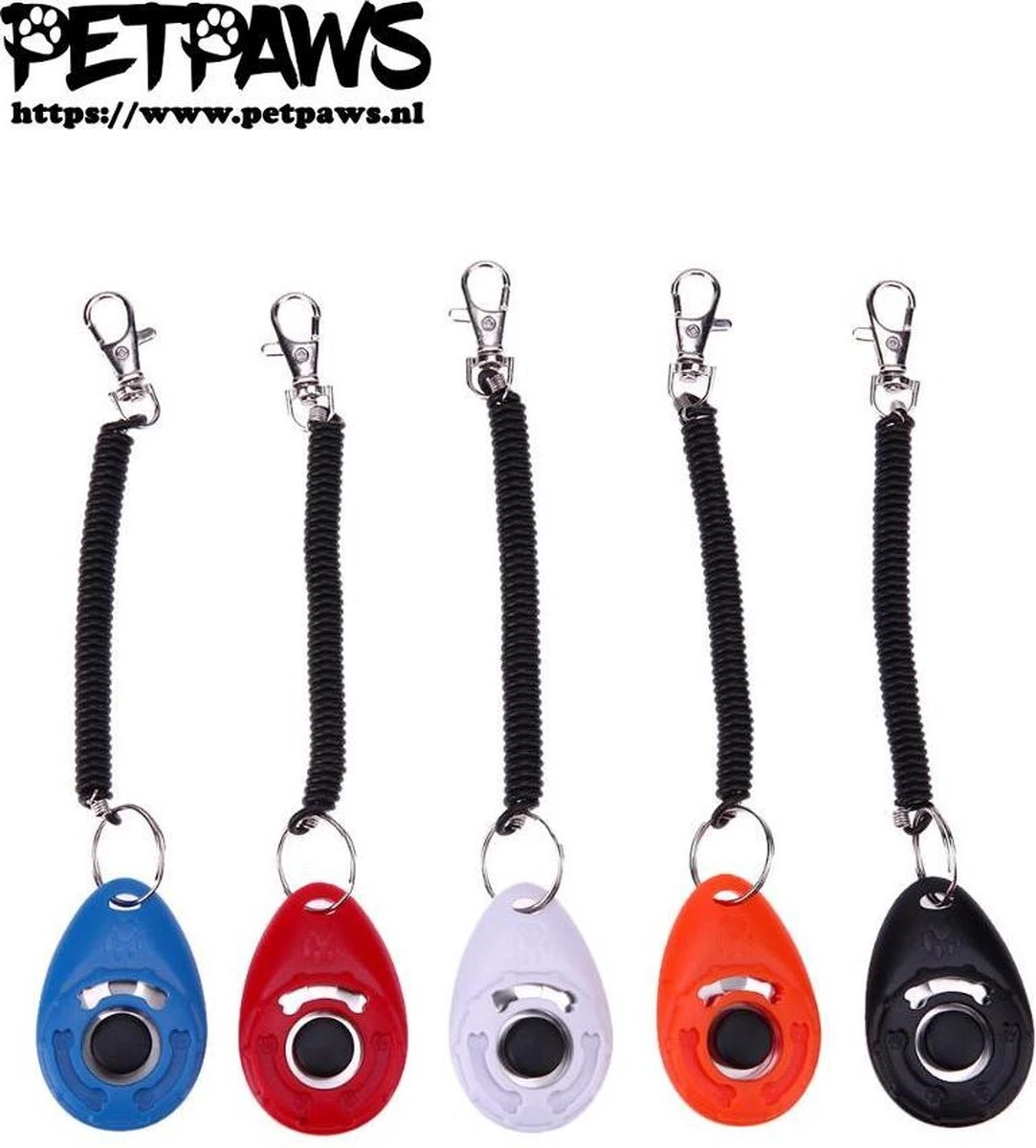 Merkloos PetPaws - Training Clicker Voor De Hond 3 Merkloos PetPaws - Training Clicker Voor De Hond