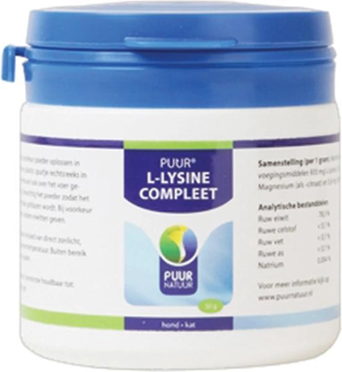 Puur L-lysine Compleet Voor Hond En Kat - 1 St à 50 Gr 6 Puur L-lysine Compleet Voor Hond En Kat - 1 St à 50 Gr - Afbeelding 4