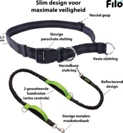 Filo Elastische Hondenriem Groot - Hardlopen En Wandelen - Hardloopriem Hond Handsfree Met Heuptasje - Looplijn Met Heupriem - Canicross Gordel Honden - Riemen - Heupgordel - Leiband 13 Filo Elastische Hondenriem Groot - Hardlopen En Wandelen - Hardloopriem Hond Handsfree Met Heuptasje - Looplijn Met Heupriem - Canicross Gordel Honden - Riemen - Heupgordel - Leiband -Exporteren Alles Voor Honden Winkel 1110x1200