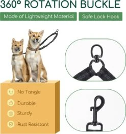 Nobleza Splitter Hondenriem - Dubbel Aanlijnriem Voor Honden - Splitter Verstelbaar - Zwart -Exporteren Alles Voor Honden Winkel 1134x1200 1