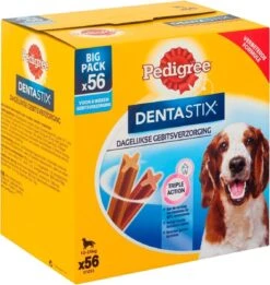Pedigree Dentastix Kauwstaven - Gebitsverzorgende Hondensnacks - Medium - 56 Stuks -Exporteren Alles Voor Honden Winkel 1134x1200