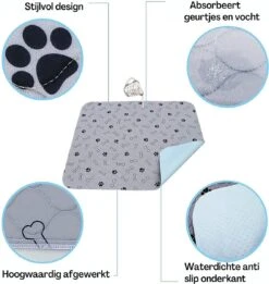 XXL Puppy Training Pad - Plasmat - Zwart - 104 X 104 Cm - Hondentoilet - Herbruikbaar - Wasbaar 14 XXL Puppy Training Pad - Plasmat - Zwart - 104 X 104 Cm - Hondentoilet - Herbruikbaar - Wasbaar -Exporteren Alles Voor Honden Winkel 1137x1200
