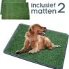 Merkloos Gtrise Hondentoilet Met 2 Matten - Out/Indoor - Zindelijkheidstraining Ebook - Dieren Wc -Exporteren Alles Voor Honden Winkel 1141x1200 1