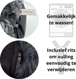 Hondenmand | Superzacht En Luxe | Wasbaar | Donut | Fluffy | Hondenkussen | 60cm | Grijs -Exporteren Alles Voor Honden Winkel 1151x1200 10