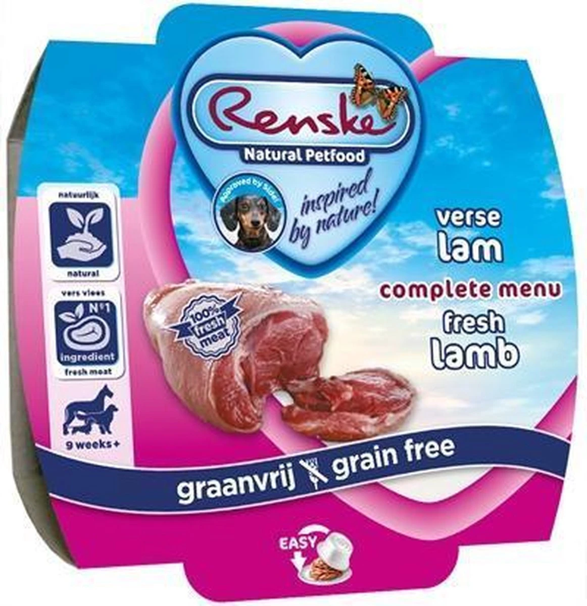 Renske Hond Vers Adult Graanvrij - Lam - Hondenvoer - 10 X 395 G 11 Renske Hond Vers Adult Graanvrij - Lam - Hondenvoer - 10 X 395 G - Afbeelding 9
