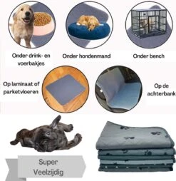 XXL Puppy Training Pad - Plasmat - Zwart - 104 X 104 Cm - Hondentoilet - Herbruikbaar - Wasbaar 17 XXL Puppy Training Pad - Plasmat - Zwart - 104 X 104 Cm - Hondentoilet - Herbruikbaar - Wasbaar -Exporteren Alles Voor Honden Winkel 1167x1200 5