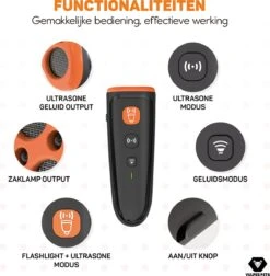 Vulpes Pets® Ultrasone Anti Blaf Apparaat – 3-in-1 Anti Blaf Apparaat Pro - Diervriendelijk & Zonder Schok - Alternatief Anti Blafband - Voor Kleine & Grote Honden - Audio - Flashlight - USB-Oplaadbaar -Exporteren Alles Voor Honden Winkel 1177x1200 4