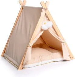 Dogs&Co Tippi Tent Voor Katten Of Kleine Honden Ecru 11 Dogs&Co Tippi Tent Voor Katten Of Kleine Honden Ecru -Exporteren Alles Voor Honden Winkel 1181x1200 7