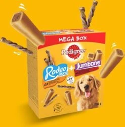 Pedigree Megabox Hondensnacks - 24 X Rodeo En 4 X Jumbone - 780 Gr -Exporteren Alles Voor Honden Winkel 1183x1200 1
