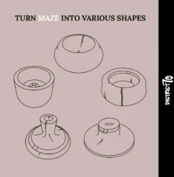 District 70 MAZE 3-in-1 Opvouwbare Kartonnen Kattenmand - Inclusief Catnip Balletje - Voor Slapen, Spelen En Krabben! -Exporteren Alles Voor Honden Winkel 1184x1200 9