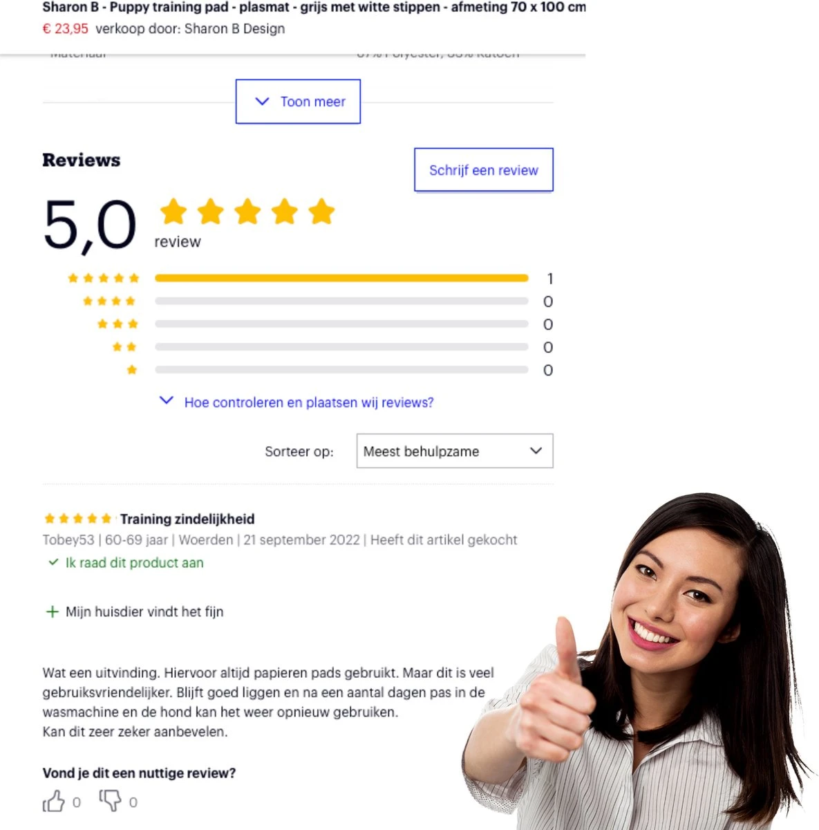 XXL Puppy Training Pad - Plasmat - Zwart - 104 X 104 Cm - Hondentoilet - Herbruikbaar - Wasbaar 11 XXL Puppy Training Pad - Plasmat - Zwart - 104 X 104 Cm - Hondentoilet - Herbruikbaar - Wasbaar - Afbeelding 9