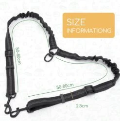 Nobleza Splitter Hondenriem - Dubbel Aanlijnriem Voor Honden - Splitter Verstelbaar - Zwart -Exporteren Alles Voor Honden Winkel 1191x1200 5