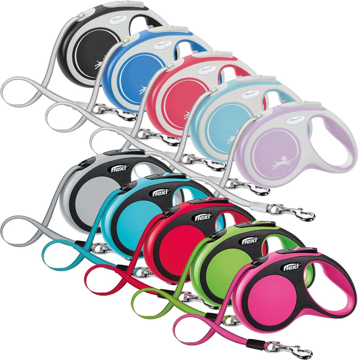 Flexi Rollijn New Comfort Tape L 8 M - Hondenriem - Blauw&Lichtgrijs 15 Flexi Rollijn New Comfort Tape L 8 M - Hondenriem - Blauw&Lichtgrijs - Afbeelding 13