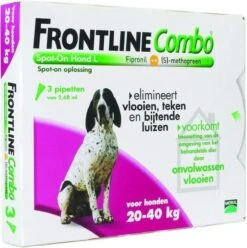 Frontline Combo - L: Van 20 Tot 40 Kg - Anti Vlooienmiddel En Tekenmiddel - Hond - 3 Pipetten 34 Frontline Combo - L: Van 20 Tot 40 Kg - Anti Vlooienmiddel En Tekenmiddel - Hond - 3 Pipetten -Exporteren Alles Voor Honden Winkel 1193x1200 7