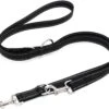Happilax Dog Leash 2m Adjustable - Black/Reflective - 3-Step Adjustable Leash - Double Leash, Tug Leash - Geschikt Als Hondenriem Voor Grote Honden Of Als Sleepriem Voor Kleine Honden. -Exporteren Alles Voor Honden Winkel 1200x1000 2