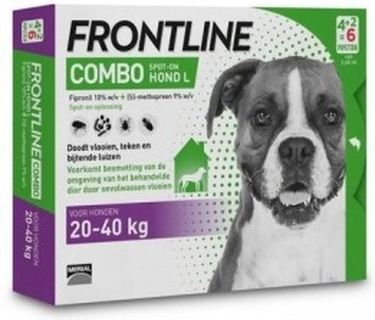 Frontline Combo - L: Van 20 Tot 40 Kg - Anti Vlooienmiddel En Tekenmiddel - Hond - 3 Pipetten 19 Frontline Combo - L: Van 20 Tot 40 Kg - Anti Vlooienmiddel En Tekenmiddel - Hond - 3 Pipetten - Afbeelding 17