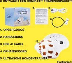 Merkloos Ultrasone Hondentrainer - Anti Blafapparaat | Anti Blaf Apparaat | Anti Blafband | Dierendag | Trainer | Design | Schelp | Retro | Blafband Voor Honden -Exporteren Alles Voor Honden Winkel 1200x1046 1