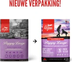 Orijen Puppy Large Breed 38 Orijen Puppy Large Breed -Exporteren Alles Voor Honden Winkel 1200x1048