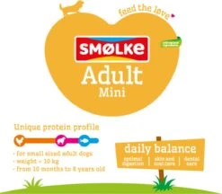 Smolke Adult Mini - Hondenvoer - 3 Kg 37 Smolke Adult Mini - Hondenvoer - 3 Kg -Exporteren Alles Voor Honden Winkel 1200x1050 2