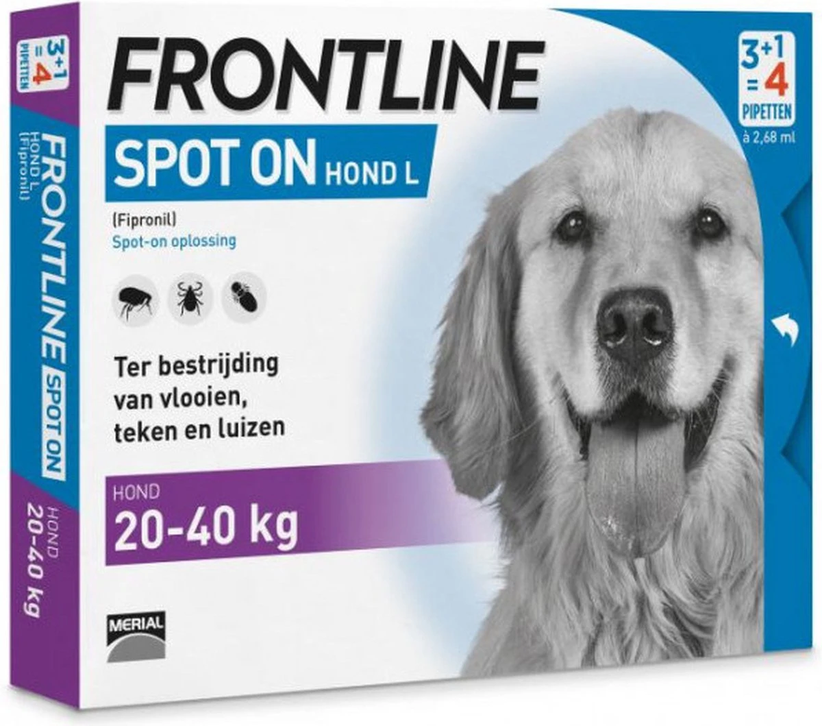 Frontline Hond Spot-On Large - 4 Pipetten 7 Frontline Hond Spot-On Large - 4 Pipetten - Afbeelding 5