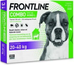 Frontline Combo - L: Van 20 Tot 40 Kg - Anti Vlooienmiddel En Tekenmiddel - Hond - 3 Pipetten 30 Frontline Combo - L: Van 20 Tot 40 Kg - Anti Vlooienmiddel En Tekenmiddel - Hond - 3 Pipetten -Exporteren Alles Voor Honden Winkel 1200x1065 2