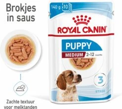 Royal Canin Shn Medium Puppy Pouch - Hondenvoer - 10 X 140 G -Exporteren Alles Voor Honden Winkel 1200x1067 4