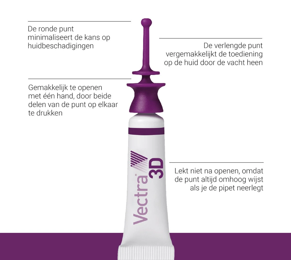 VECTRA 3D Hond - 25 Tot 40 Kg - Anti Vlooien- En Tekendruppels - 3 Pipetten 4 VECTRA 3D Hond - 25 Tot 40 Kg - Anti Vlooien- En Tekendruppels - 3 Pipetten - Afbeelding 2