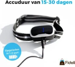Fideli Anti Blafband - Zonder Schok - Grote En Kleine Honden - Oplaadbaar - LED Verlichte Band -Exporteren Alles Voor Honden Winkel 1200x1073 3