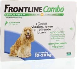Frontline Combo - M: Van 10 Tot 20 Kg - Anti Vlooienmiddel En Tekenmiddel - Hond - 3 Pipetten -Exporteren Alles Voor Honden Winkel 1200x1079 2