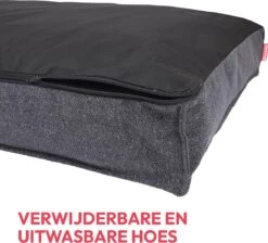 Snoozle Orthopedische Hondenmand - Zacht En Luxe Hondenkussen - Hondenbed - Wasbaar - Hondenmanden - 100 X 70 Cm - Stormy Grey -Exporteren Alles Voor Honden Winkel 1200x1088 3