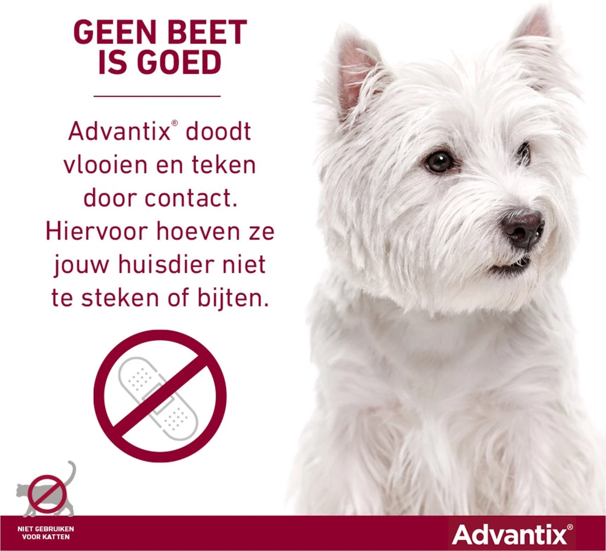 Bayer Advantix Vlooien & Teken Pipetten - Hond 25 Tot 40 Kg - 6 Stuks 19 Bayer Advantix Vlooien & Teken Pipetten - Hond 25 Tot 40 Kg - 6 Stuks - Afbeelding 17