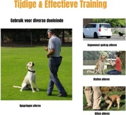 W&Z® Anti Blafband Inclusief Afstandsbediening- 3-60KG - Diervriendelijk - Zonder Schok - Vibratie/Audio/Licht - Anti Blaf Band - Water Bestendig -Exporteren Alles Voor Honden Winkel 1200x1092