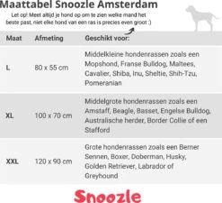 Snoozle Orthopedische Hondenmand - Zacht En Luxe Hondenkussen - Hondenbed - Wasbaar - Hondenmanden - 100 X 70 Cm - Stormy Grey -Exporteren Alles Voor Honden Winkel 1200x1094 5