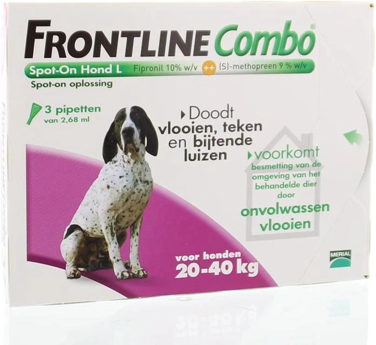 Frontline Combo - L: Van 20 Tot 40 Kg - Anti Vlooienmiddel En Tekenmiddel - Hond - 3 Pipetten 16 Frontline Combo - L: Van 20 Tot 40 Kg - Anti Vlooienmiddel En Tekenmiddel - Hond - 3 Pipetten - Afbeelding 14