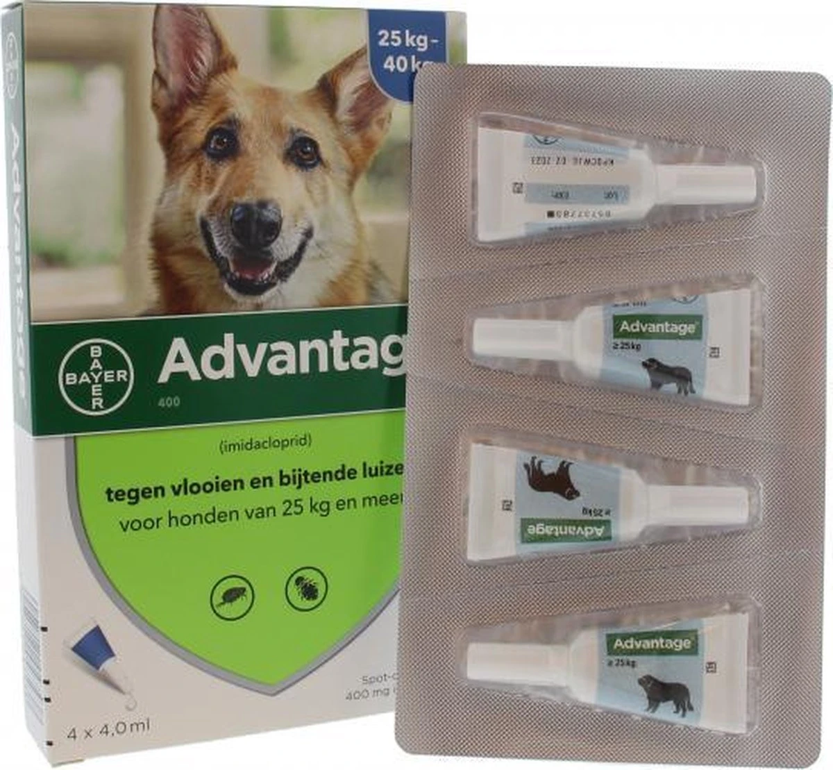 Bayer Advantage 100 Hond 4-10 Kg - 4 Pipetten à 1,0 Ml 17 Bayer Advantage 100 Hond 4-10 Kg - 4 Pipetten à 1,0 Ml - Afbeelding 15