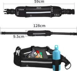 Nobleza Jogging Heupgordel Met Hondenriem 42UOY - Looplijn Met Heupriem Voor Honden -Exporteren Alles Voor Honden Winkel 1200x1109