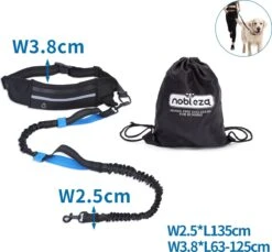 Nobleza Jogging Heupgordel Met Hondenriem 42UOY - Looplijn Met Heupriem Voor Honden -Exporteren Alles Voor Honden Winkel 1200x1113 4