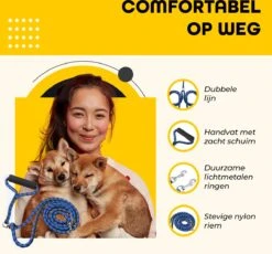 KCMultisupplies Dubbele Hondenriem Voor 2 Honden - Duo Hondenlijn Voor Hond - 120cm - Hondenleiband Riem -Exporteren Alles Voor Honden Winkel 1200x1116 4