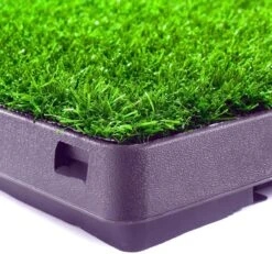 Merkloos Maoo Premium Hondentoilet - Geurbestendig & Hondvriendelijk Kunstgras - Uitneembare Opvangbak - Indoor En Outdoor - 63 X 50 Cm -Exporteren Alles Voor Honden Winkel 1200x1122 1